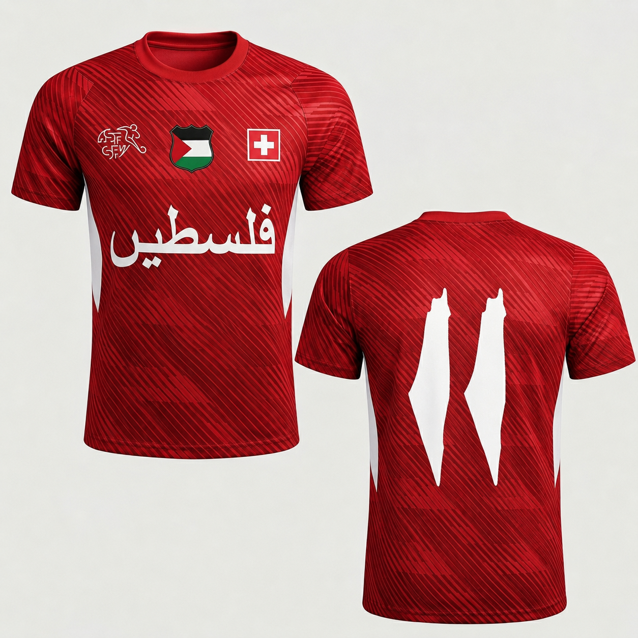 Maillot Suisse Palestine Coupe du Monde 2026 
