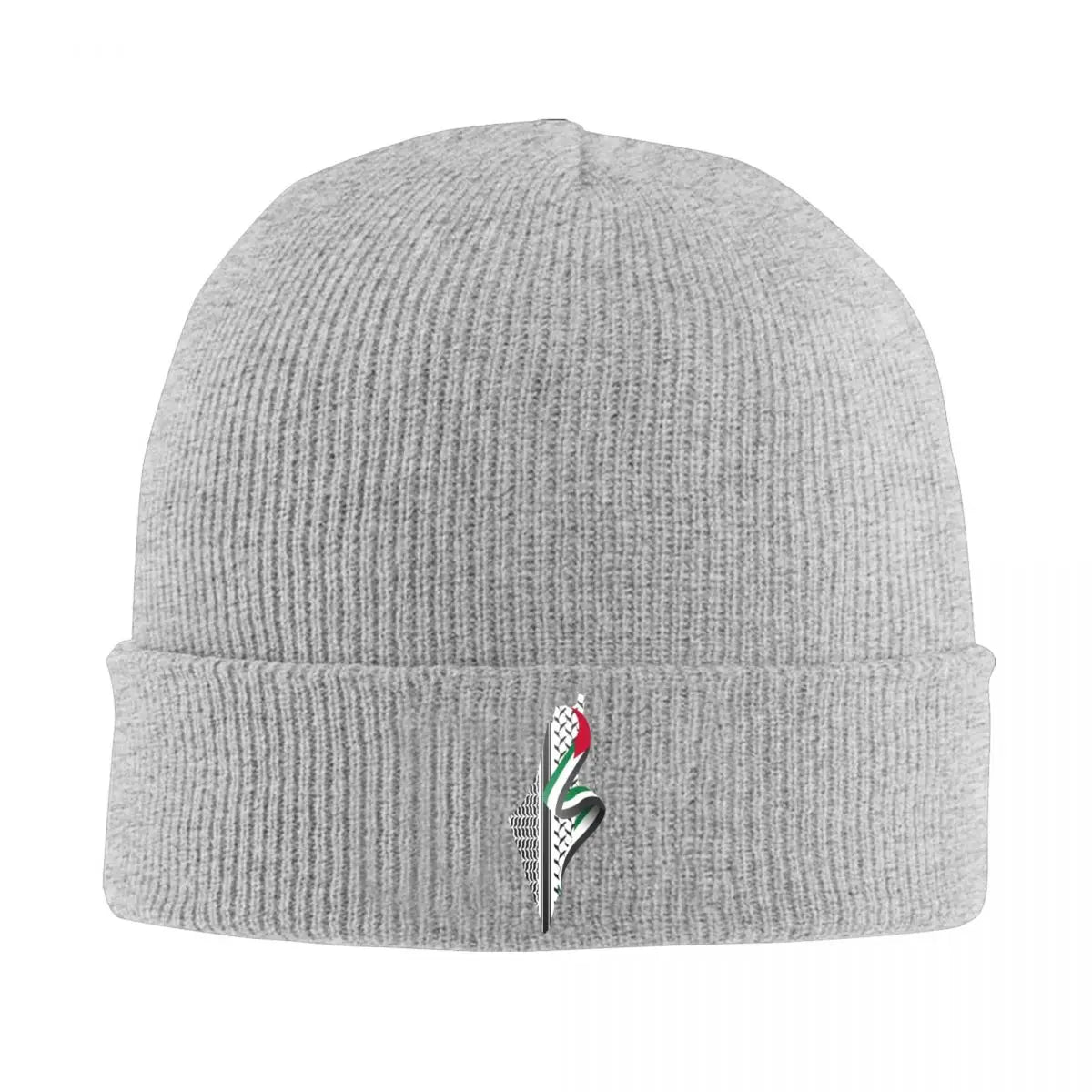 Palestine Bonnet Carte Keffieh gris clair