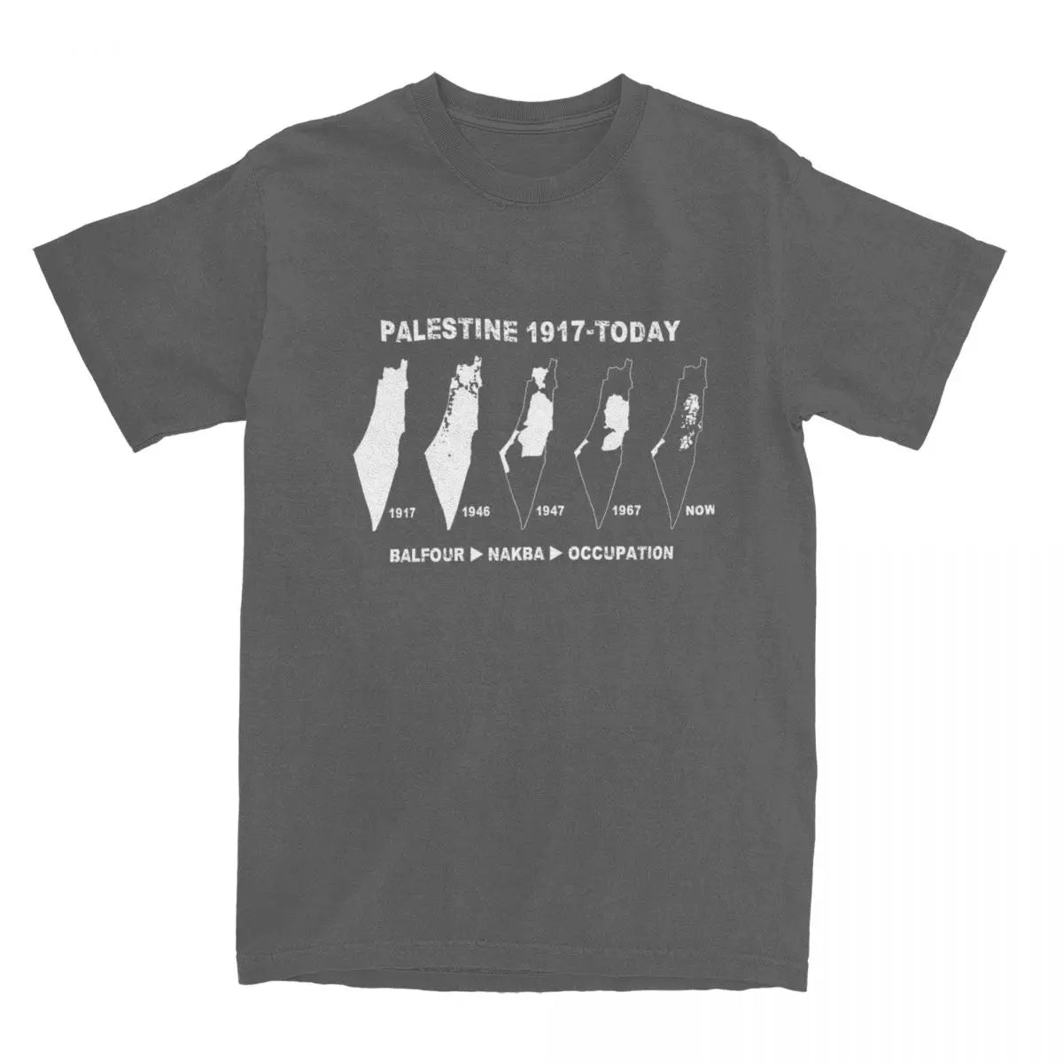 Palestine T Shirt Map evolution