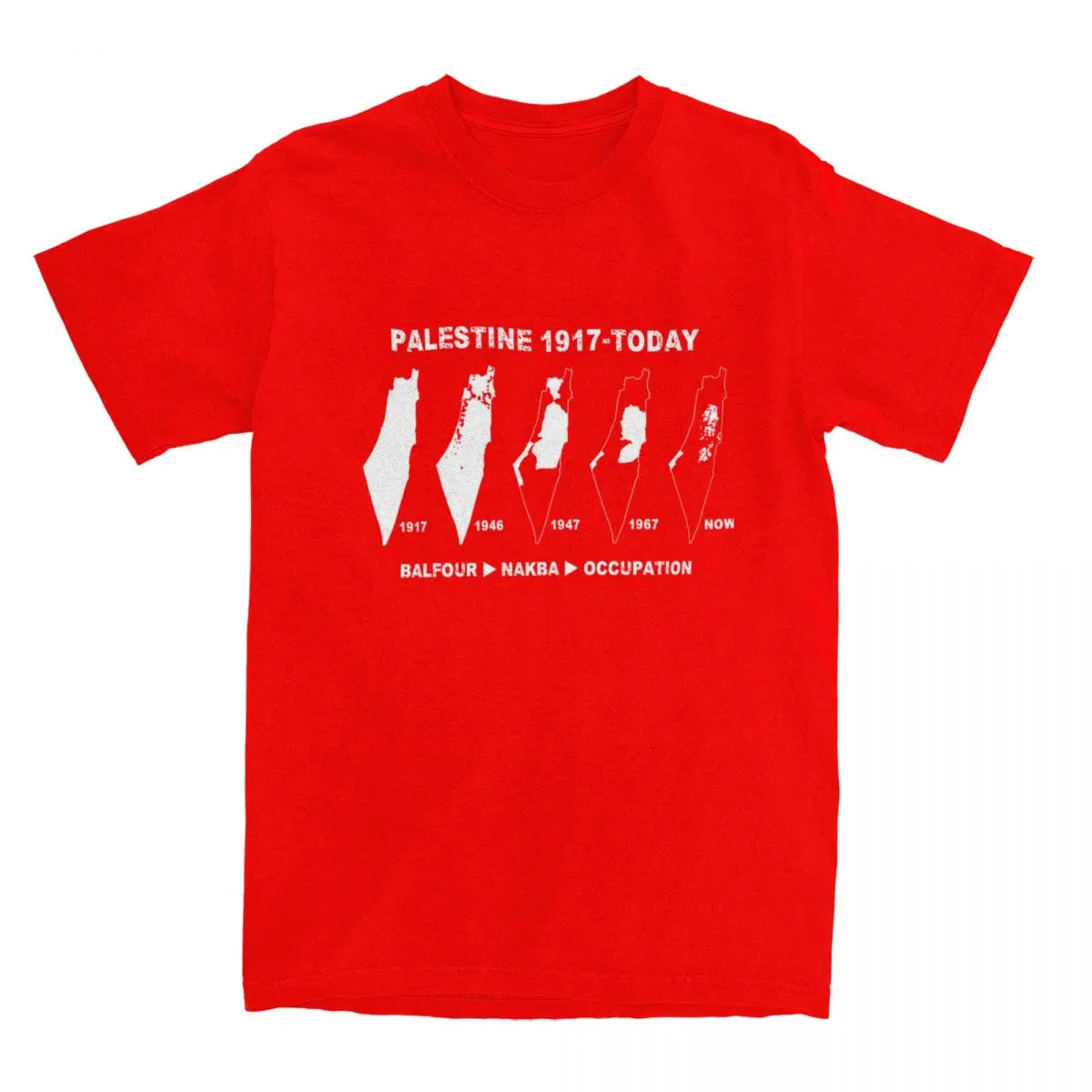 Palestine T Shirt Map evolution