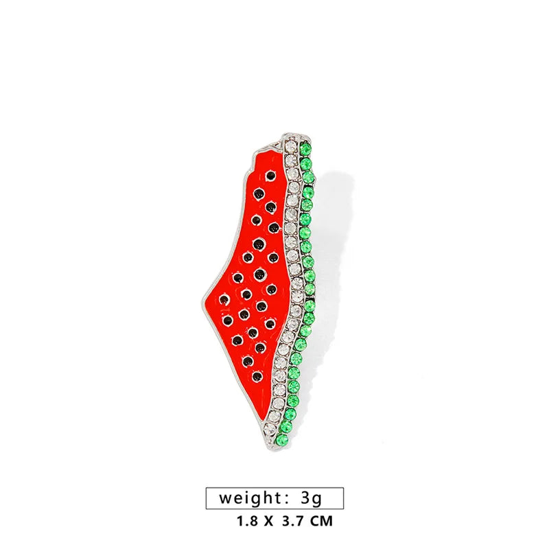 Pins Palestine Pasteque