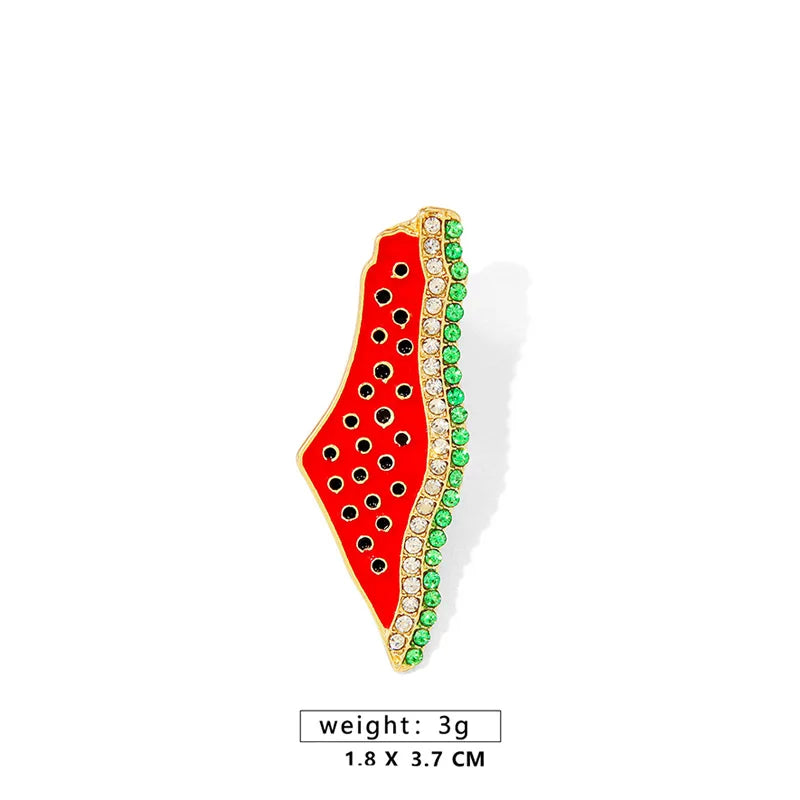 Pins Palestine Pasteque