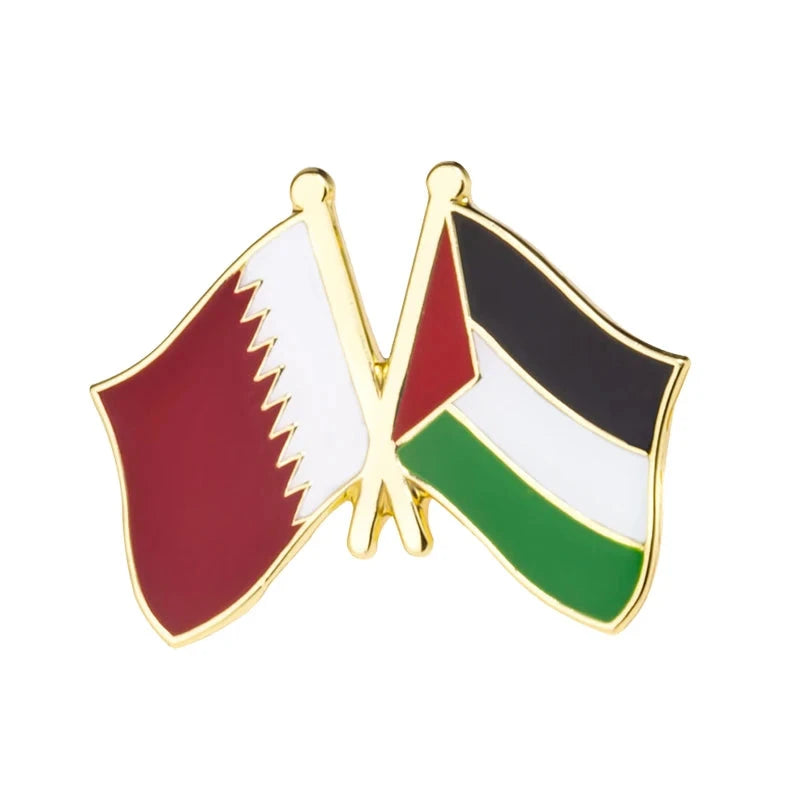 Pins Palestine Qatar