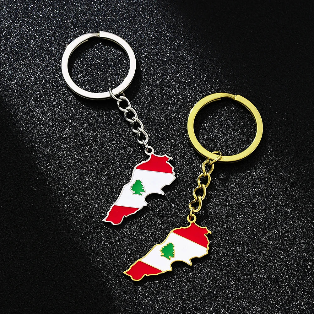 Porte-clés Carte du Liban
