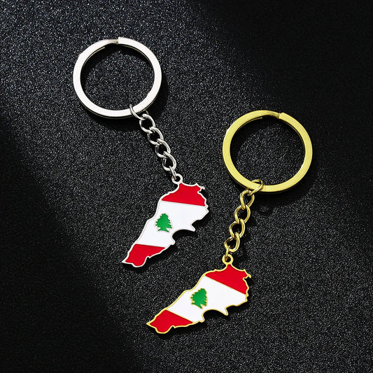 Porte-clés Carte du Liban