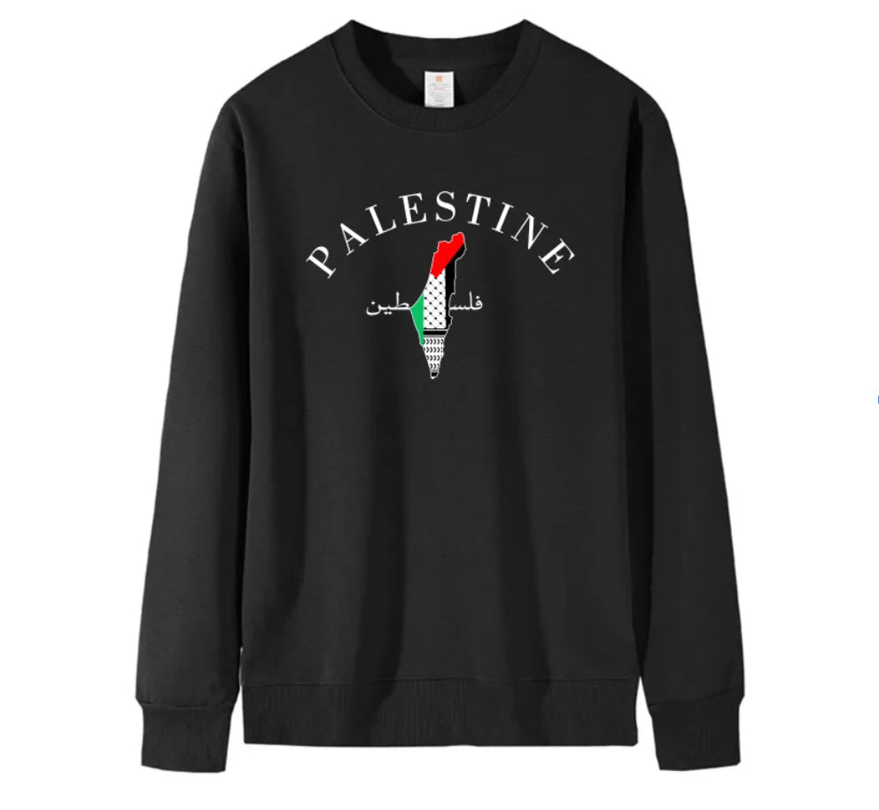 Pull Palestine Femme noir
