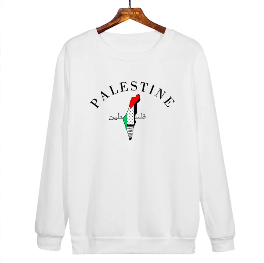 Pull Palestine Femme blanc