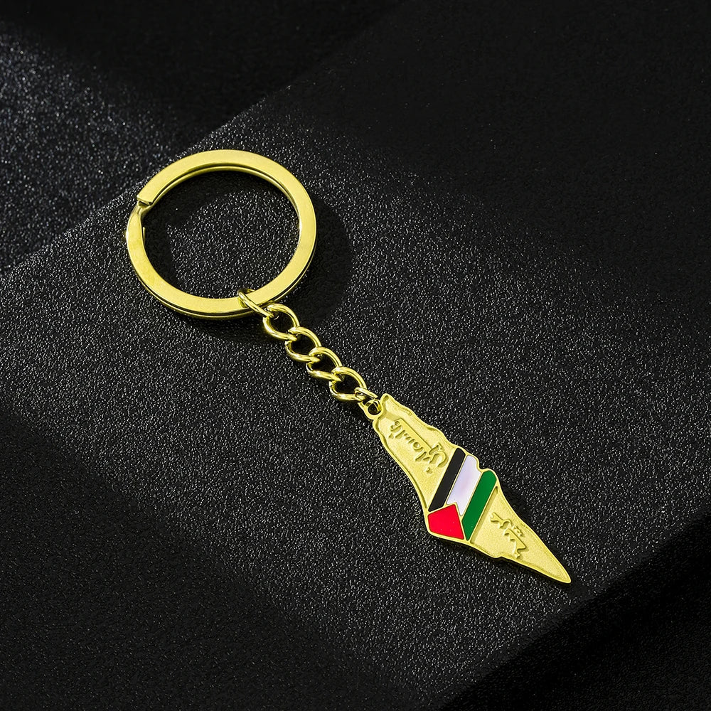 Porte clé drapeau palestinien