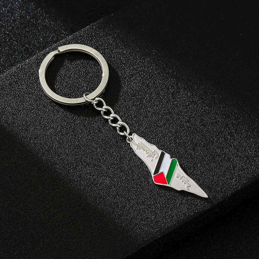 Porte clé drapeau palestinien