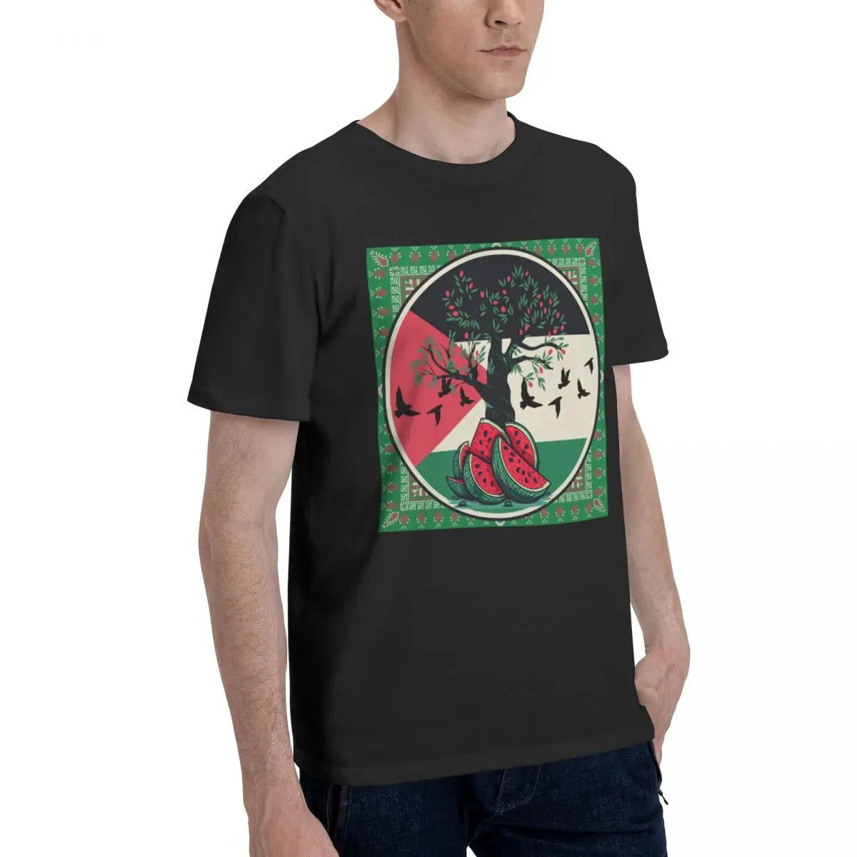 Palestine Flag T Shirt 🍉