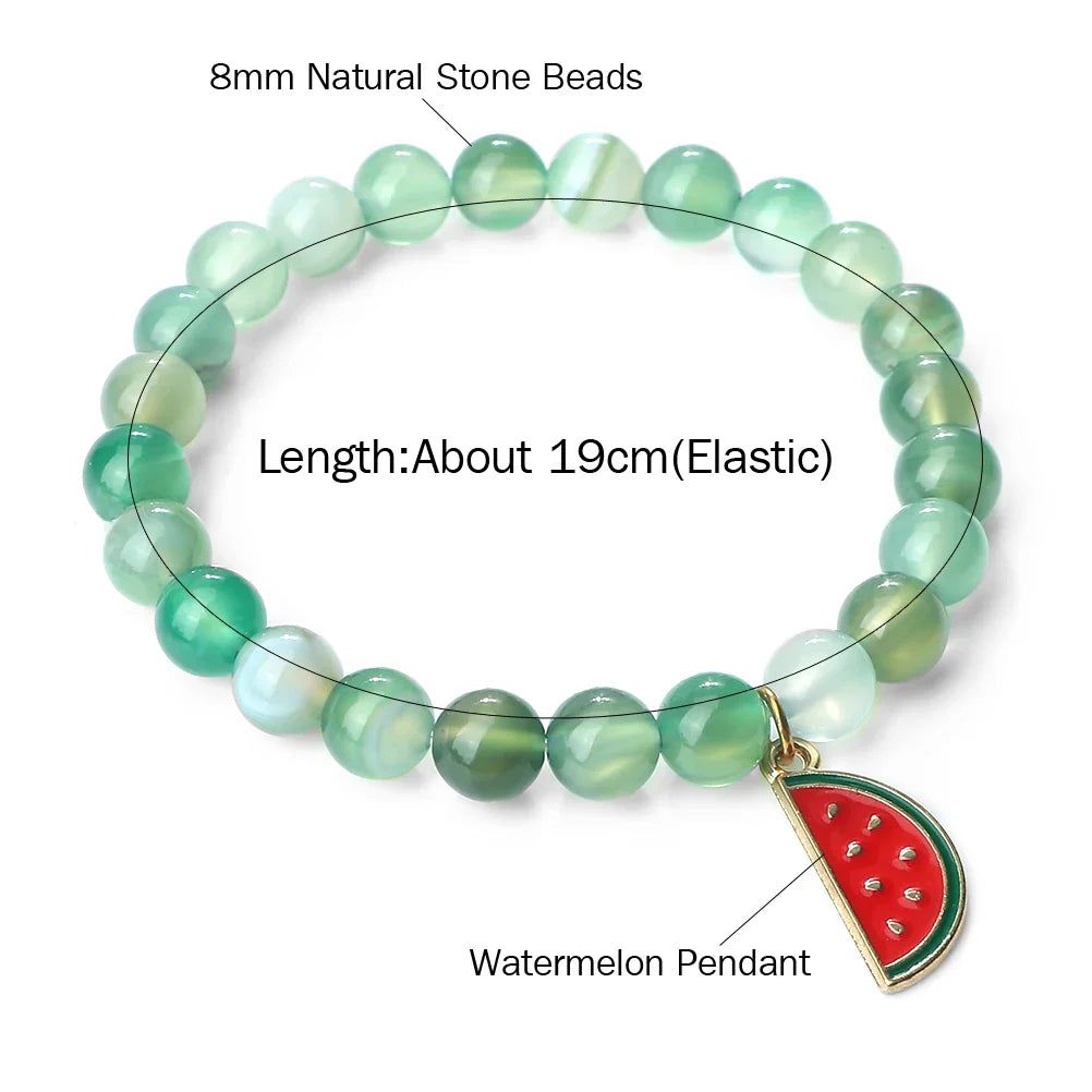 Bracelet Palestine Pastèque