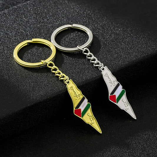 Porte clé drapeau palestinien