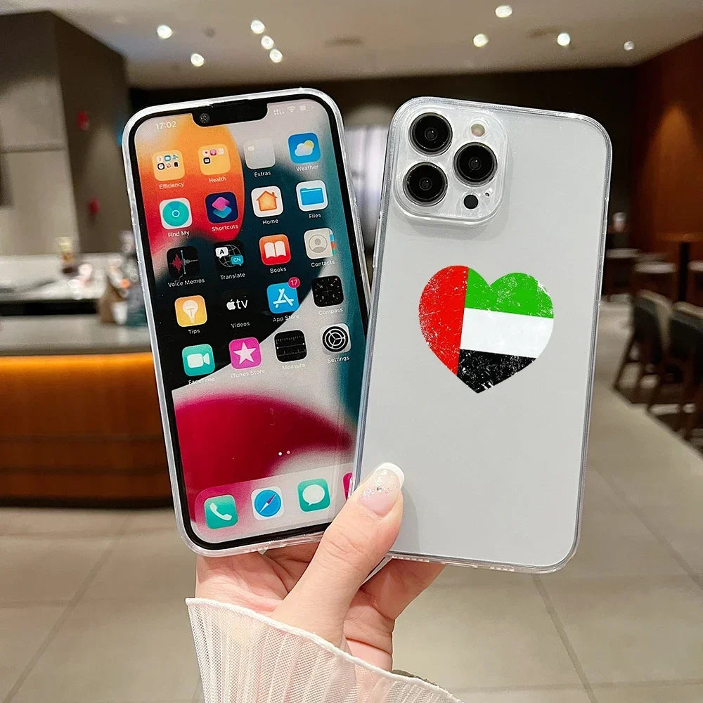 Coque Palestine iPhone 13 transparente