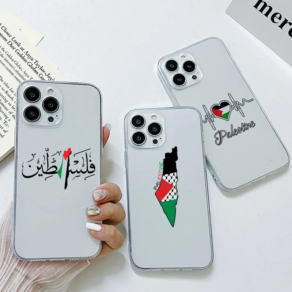 Coque Palestine iPhone X, XS, XR transparente