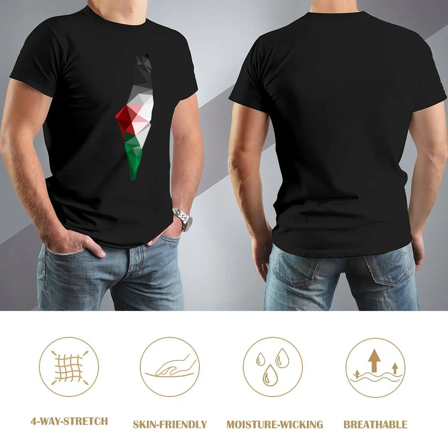 Palestine Vintage T Shirt