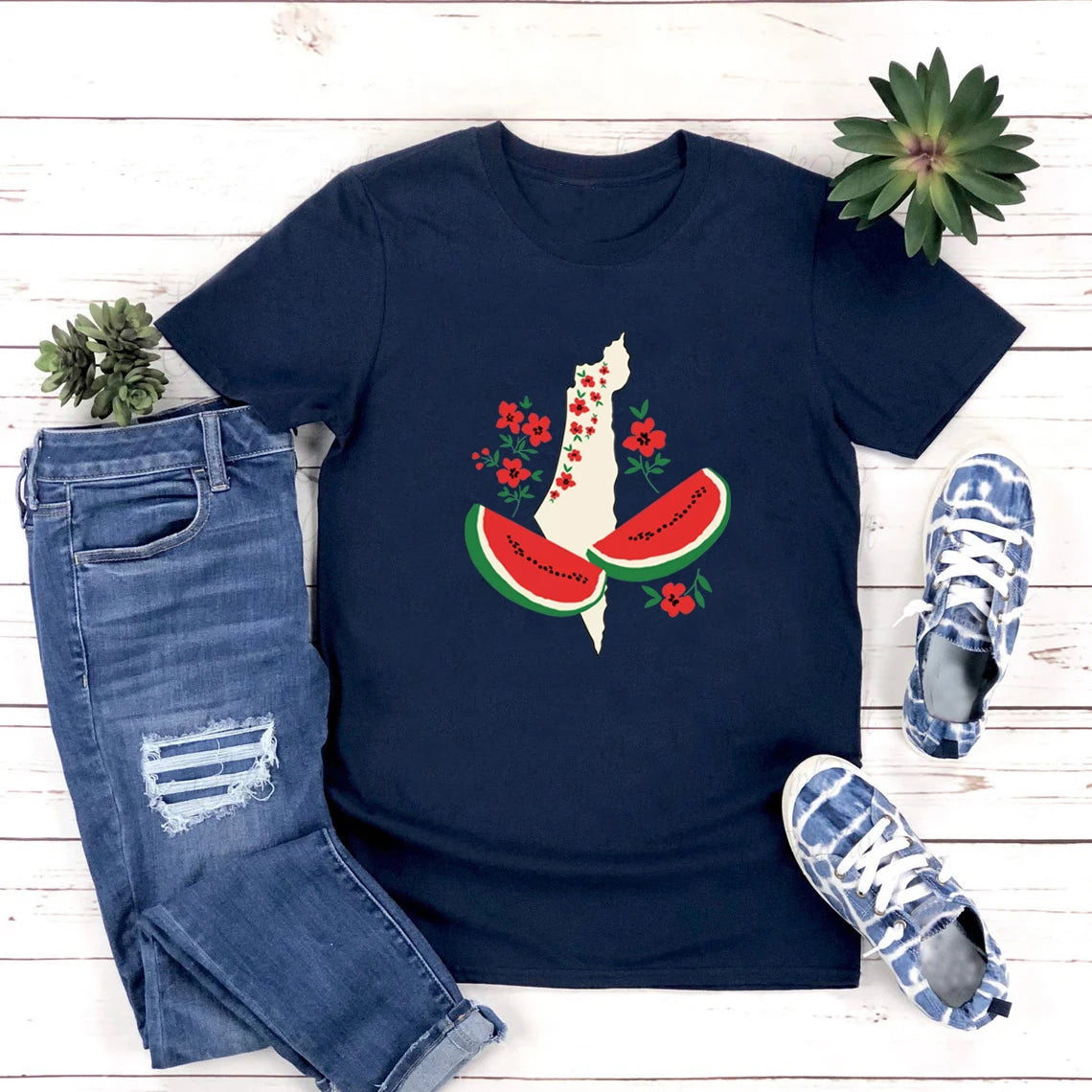 T Shirt Palestine Femme
