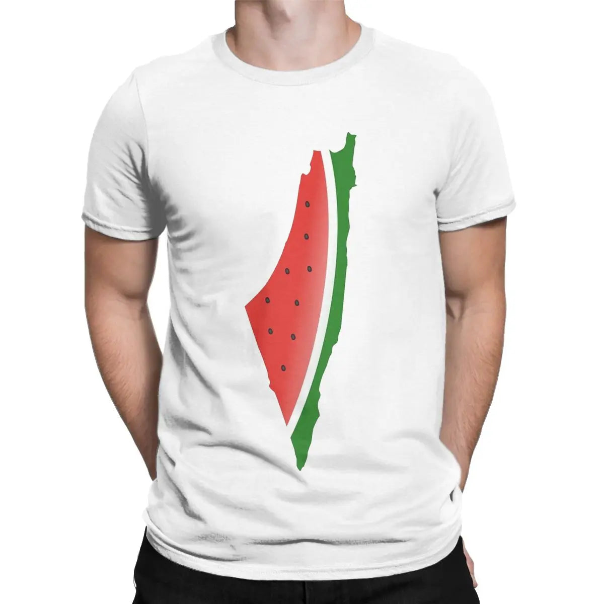 T Shirt Palestine Pasteque