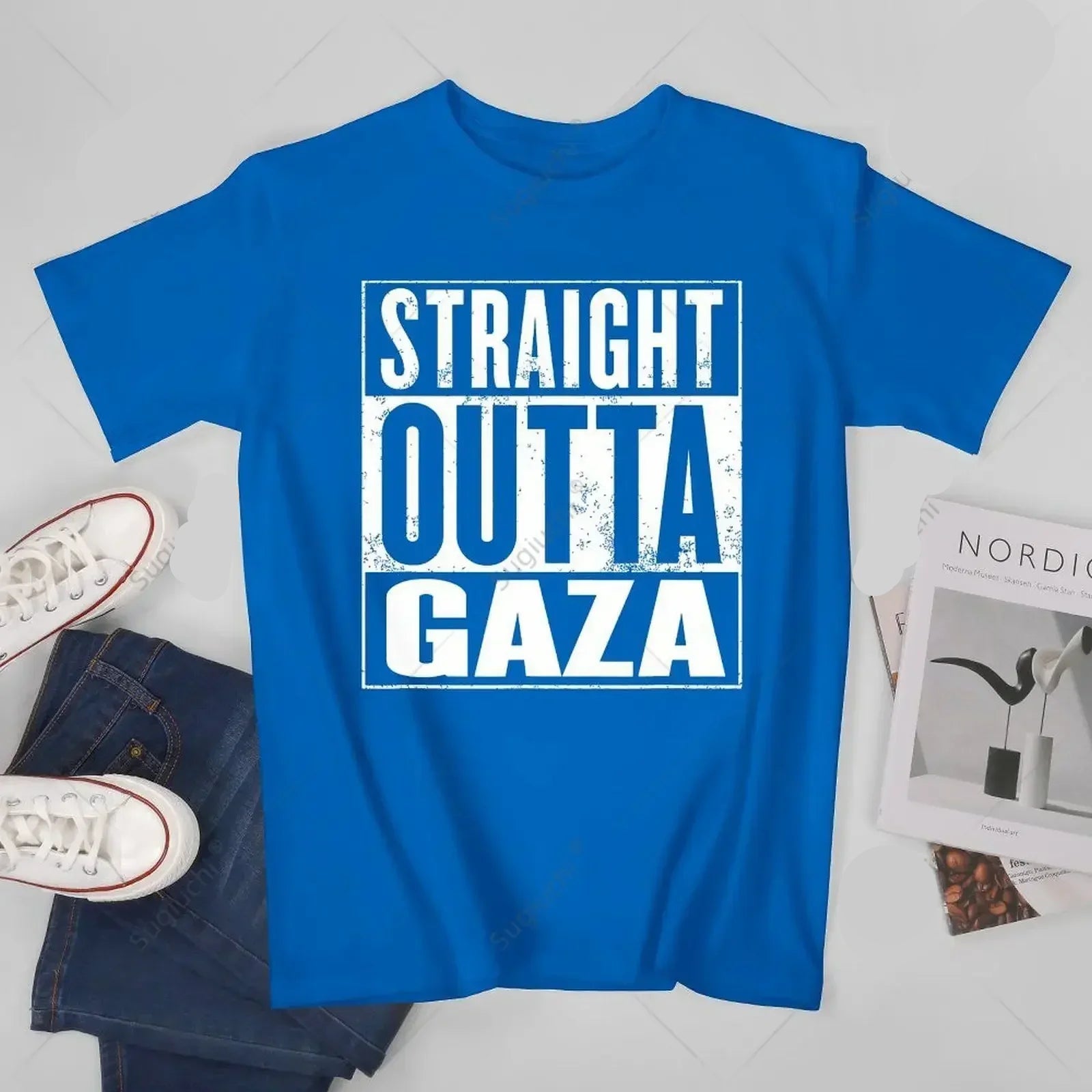 T Shirt Straight Outta Gaza