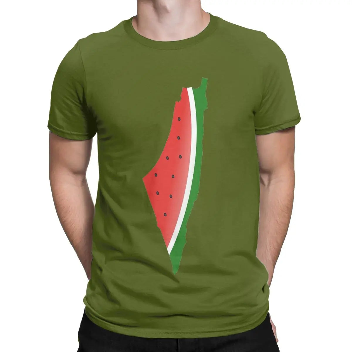 T Shirt Palestine Pasteque