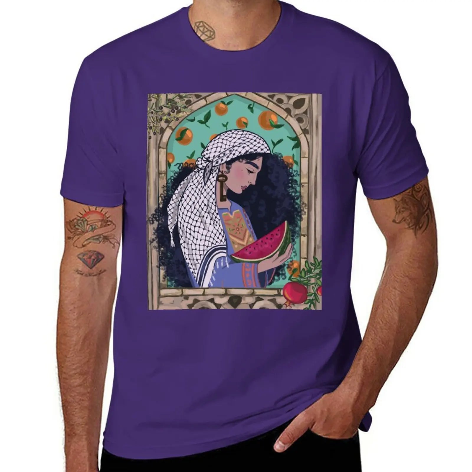 Tee Shirt Palestine Femme