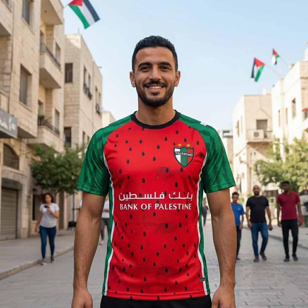 Maillot Palestine Rouge