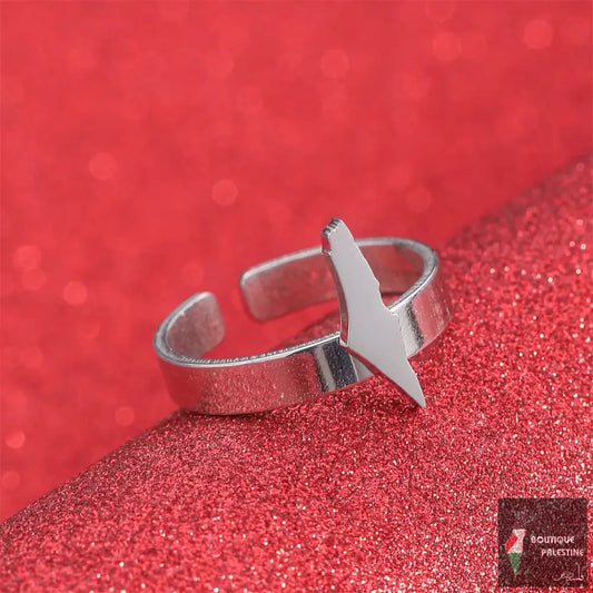 Bague Palestine Argent Plaqué
