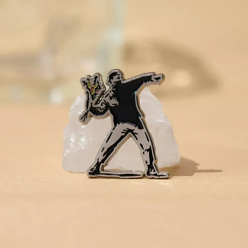 Banksy Palestine Pin