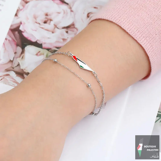 Bracelet Palestine Acier Inoxydable