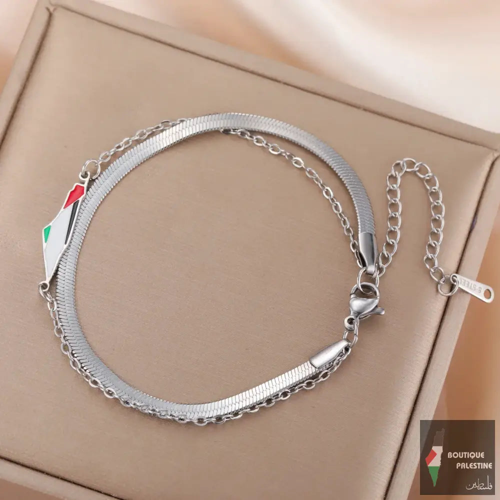 Bracelet Palestine argent