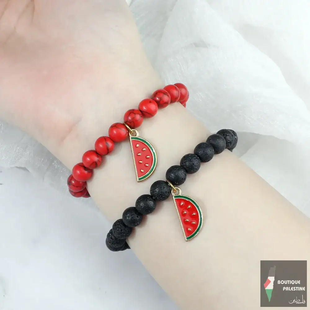 Bracelet Palestine Pastèque