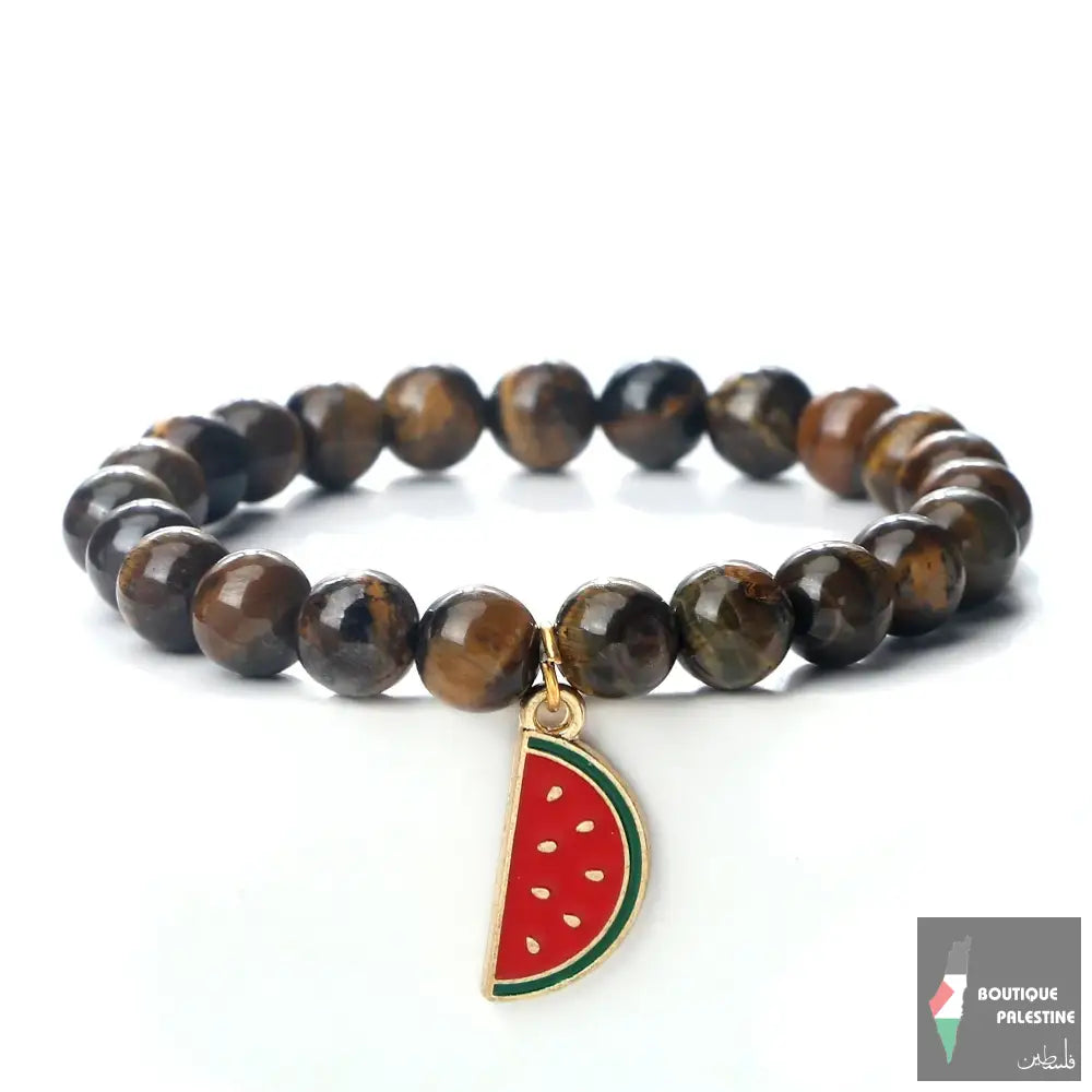 Bracelet Palestine Pastèque - Marron