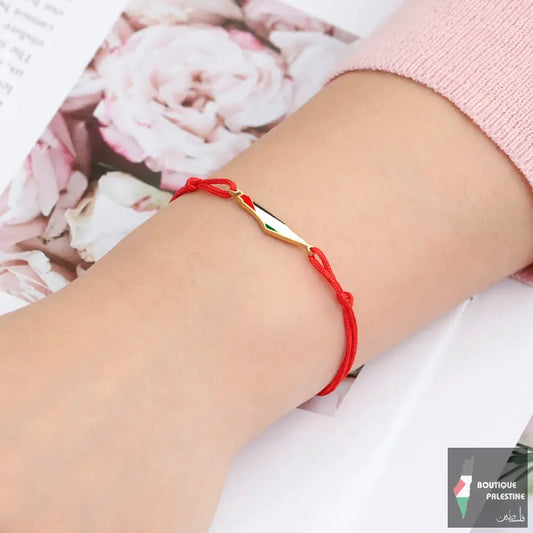 bracelet palestine tissu