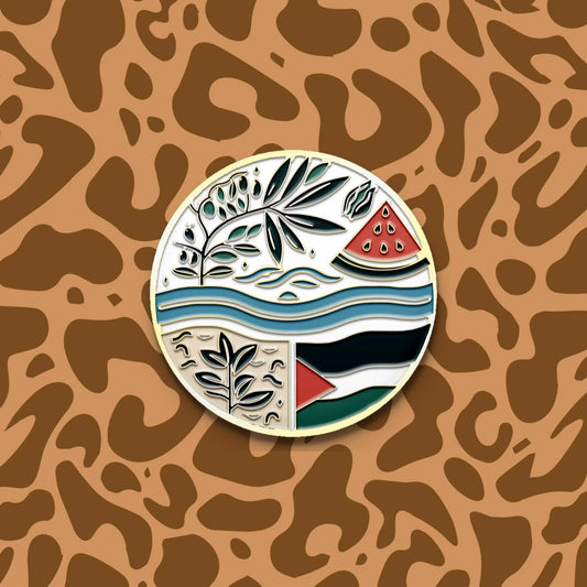 Broche Pasteque Palestine