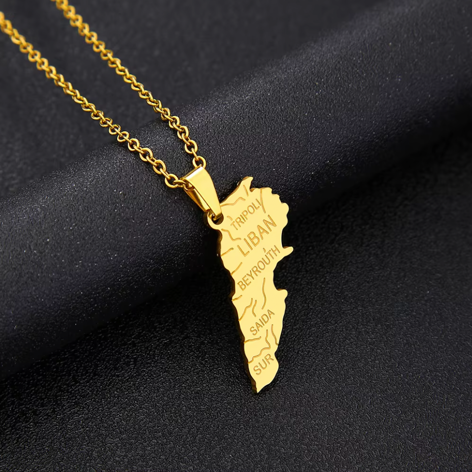 Collier Carte Liban