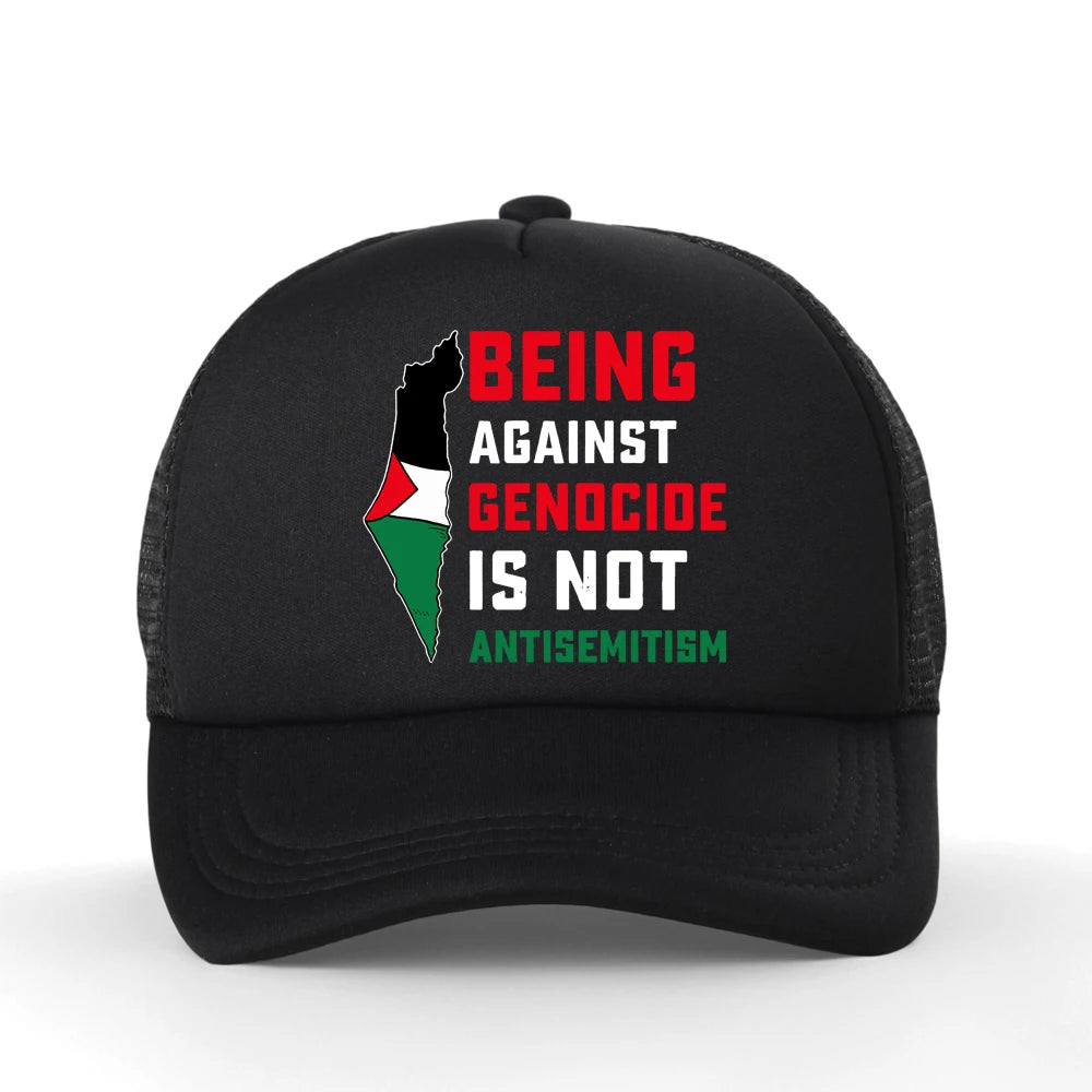 casquette genocide palestine noir