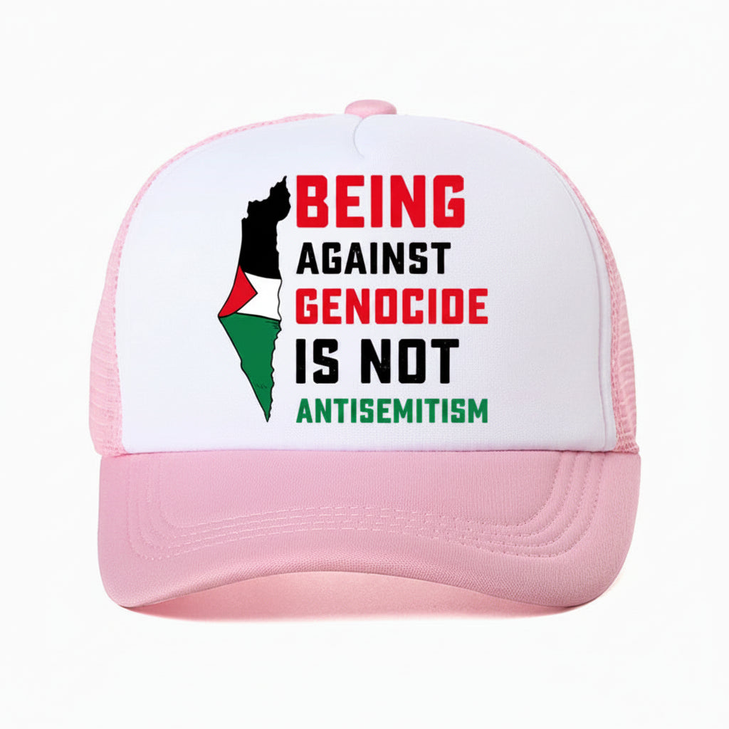 casquette genocide palestine rose