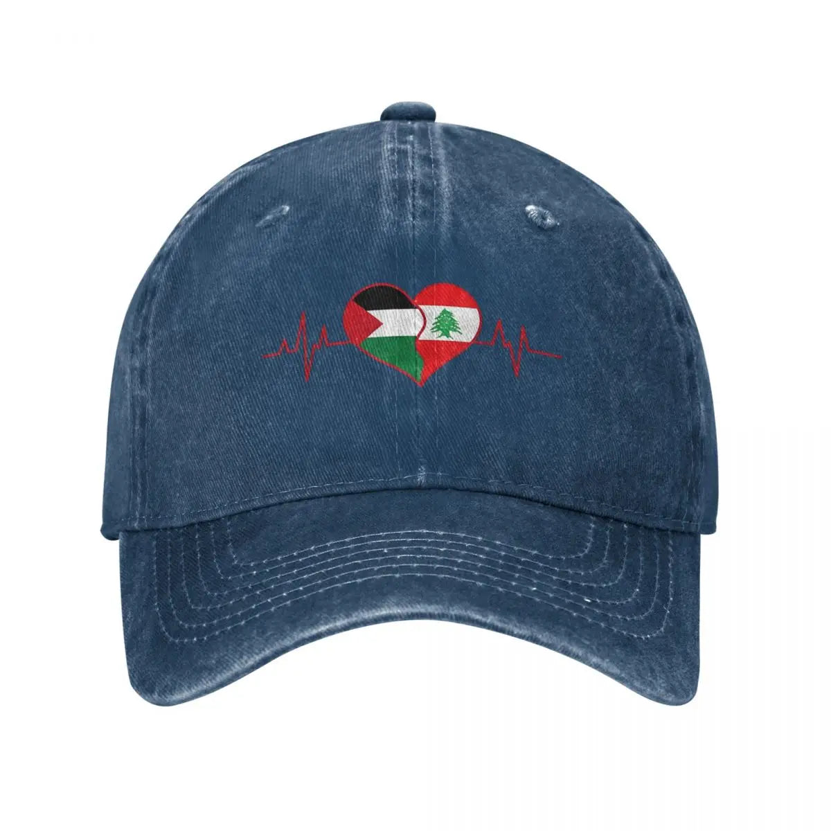 casquette palestine liban bleu marine