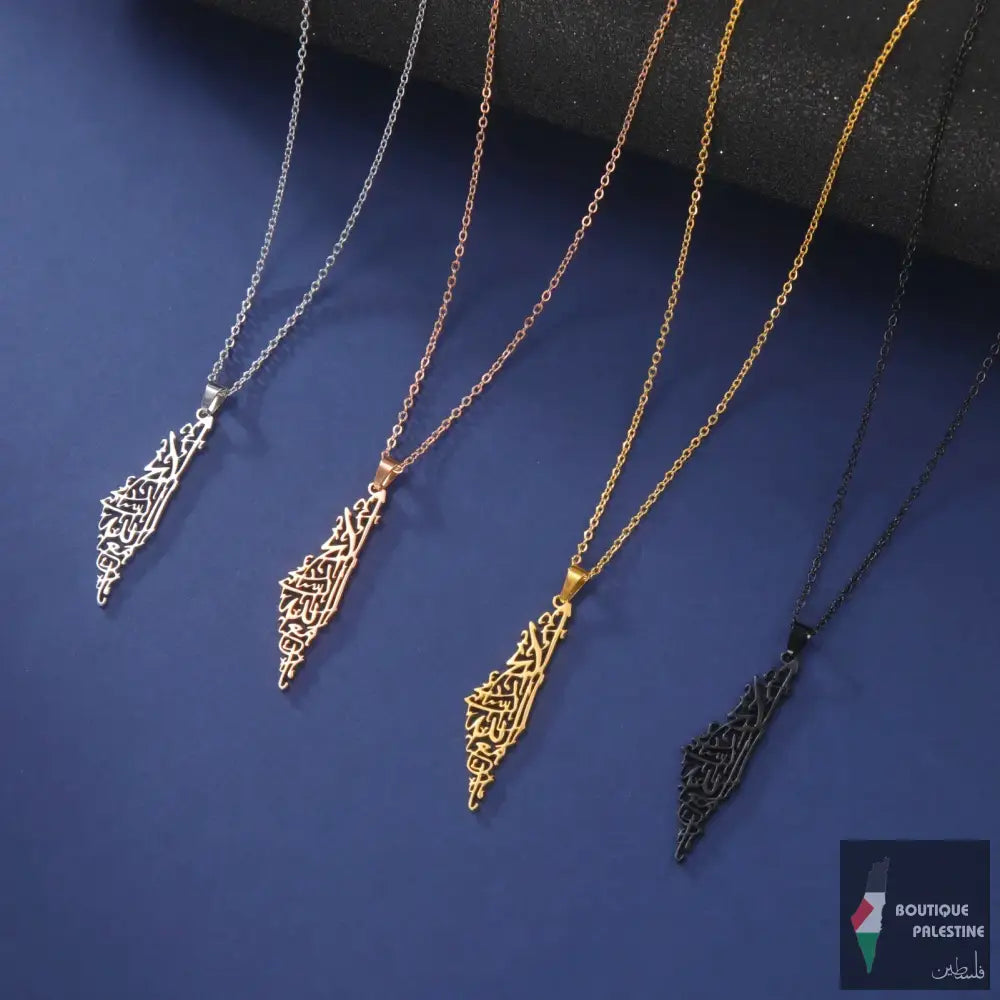 Collier Carte Palestine
