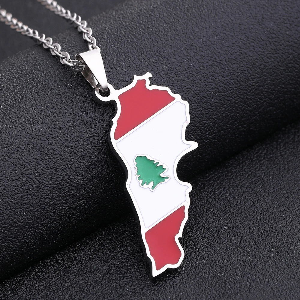 Collier Liban argent