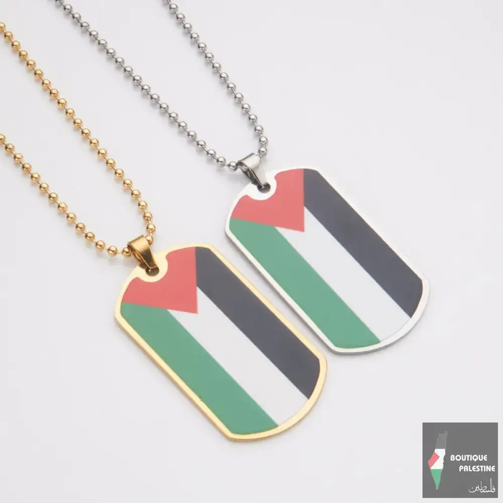 Collier Palestine Drapeau