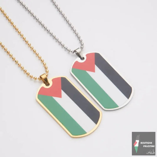 Collier Palestine Drapeau