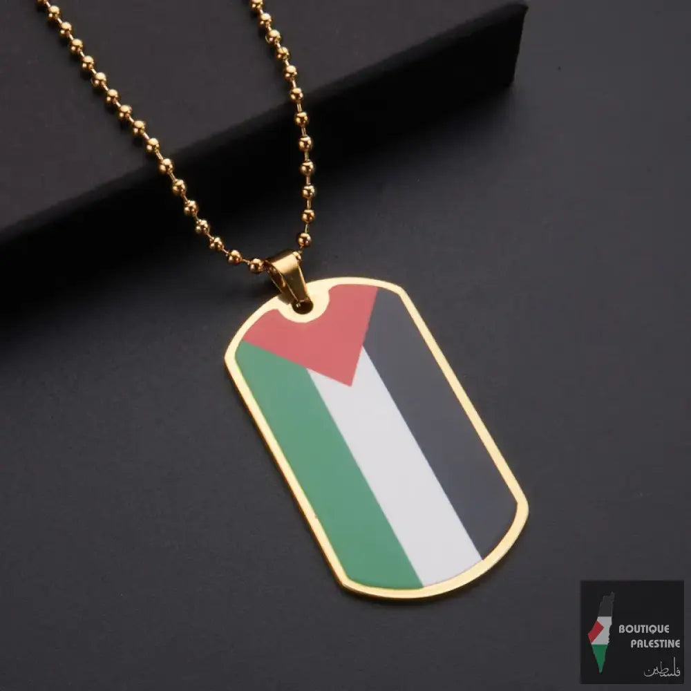 Collier Palestine Drapeau