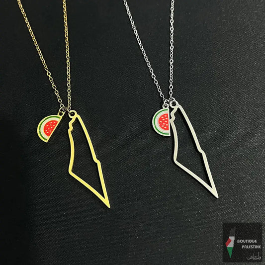 Collier Palestine Pasteque