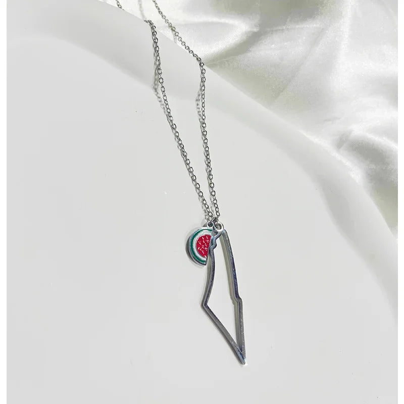 Collier Palestine Pasteque