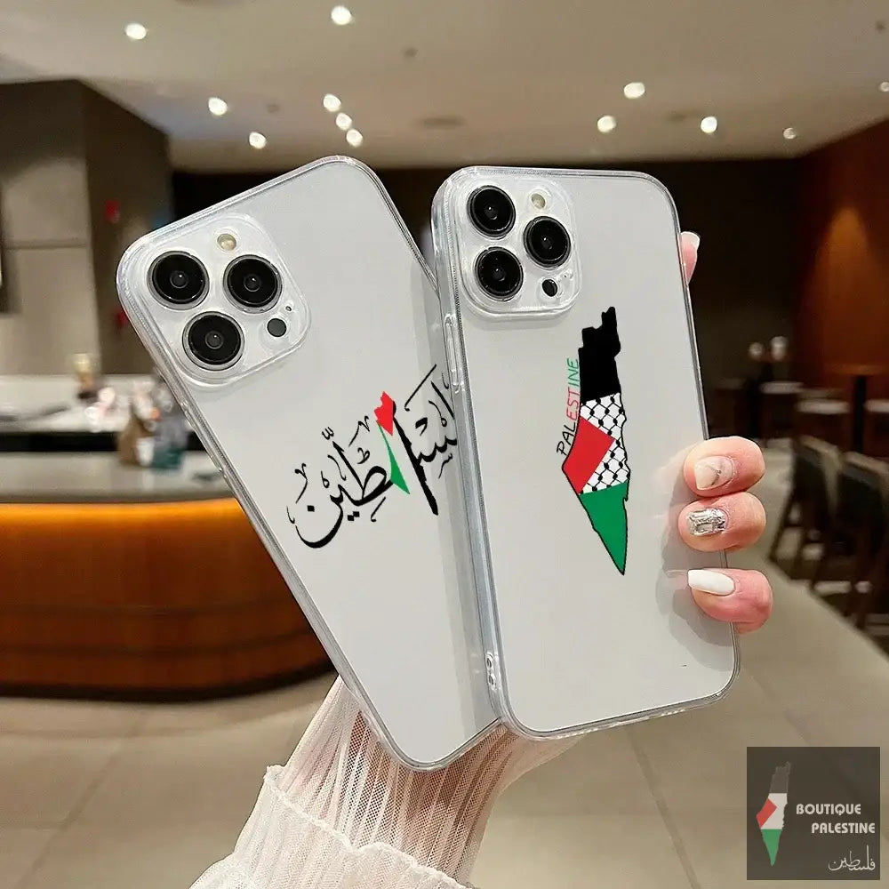 Coque Palestine iPhone 12 transparente