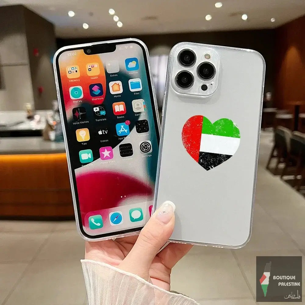 Coque Palestine iPhone 12 transparente