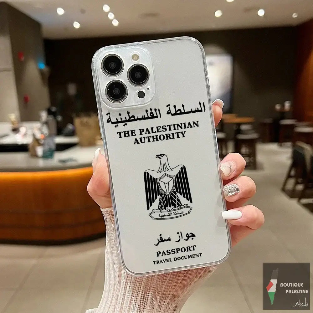 Coque Palestine iPhone 12 transparente