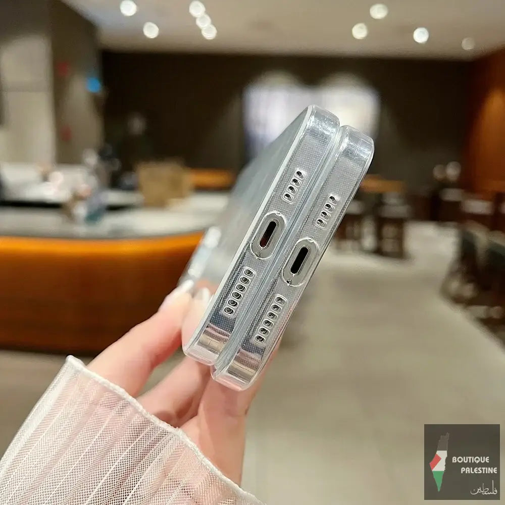 Coque Palestine iPhone X, XS, XR transparente