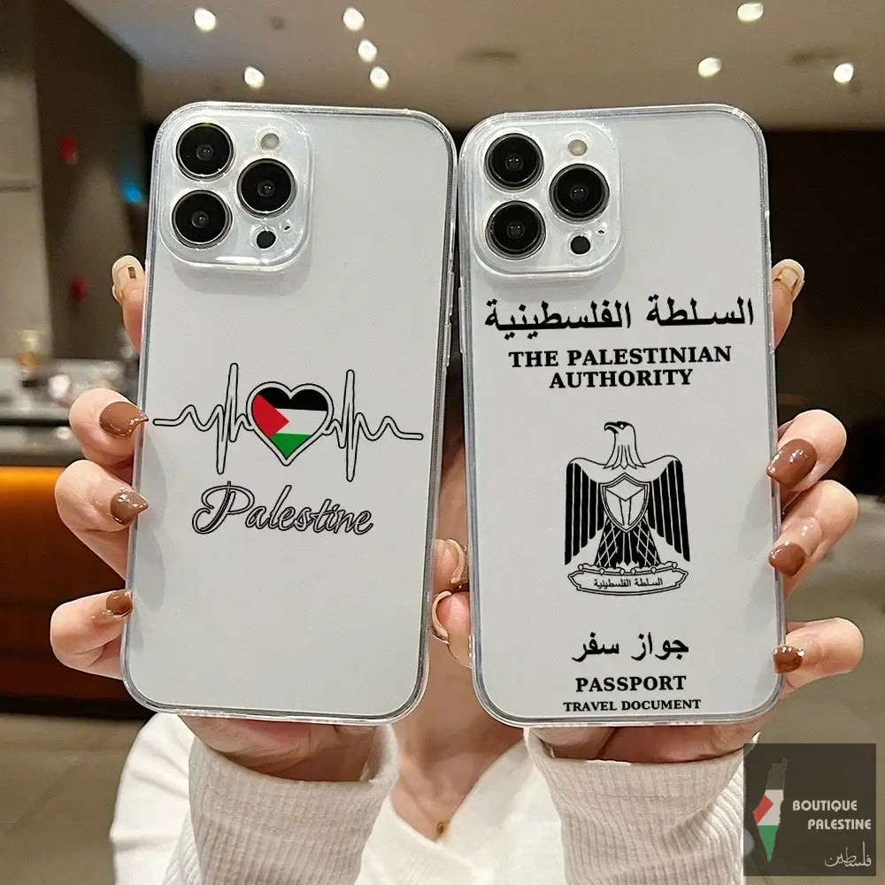 Coque Palestine iPhone X, XS, XR transparente