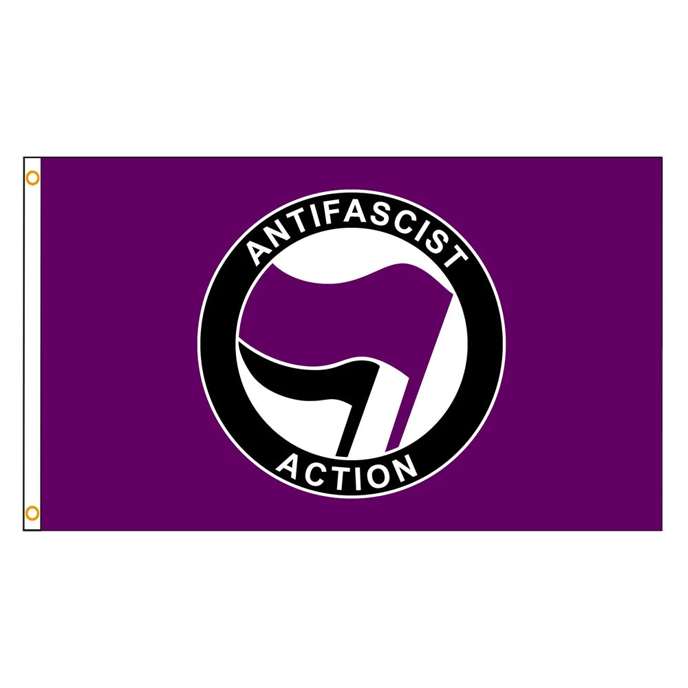 Drapeau Antifa Violet